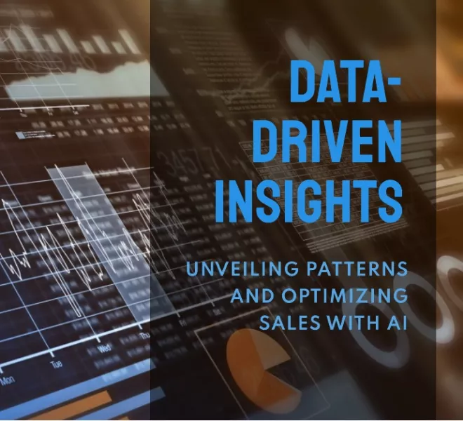 Data-Driven Insights Unveiling Patterns and Optimizing Sales with AI at Blue Marloc. Aspect ratio 776x533